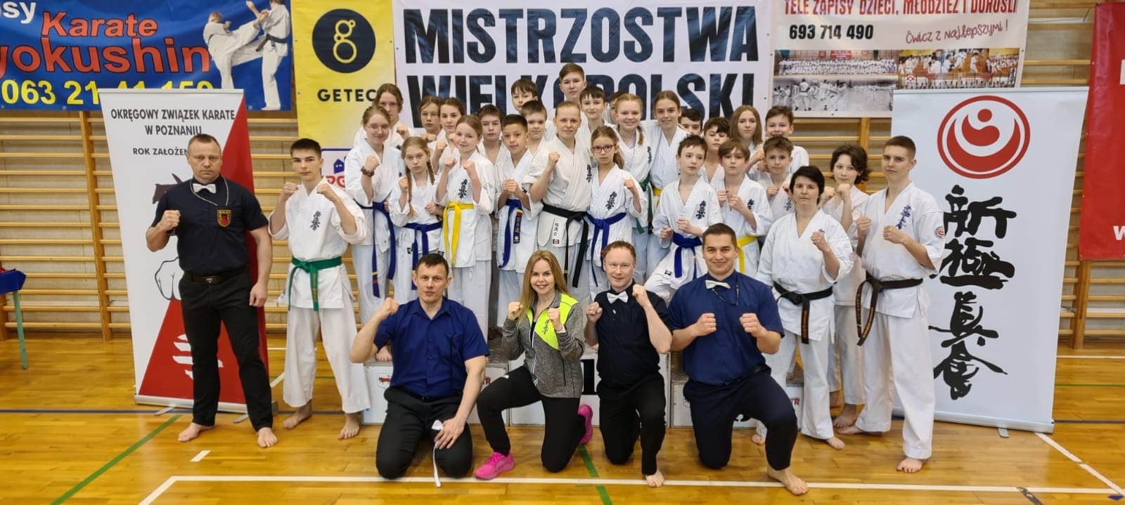 Karatecy z Poznańskiej Szkoły Kyokushin Karate po zawodach w Turku 2023